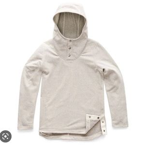 Women’s North Face Knit Stitch Light Gray Hoodie size M EUC